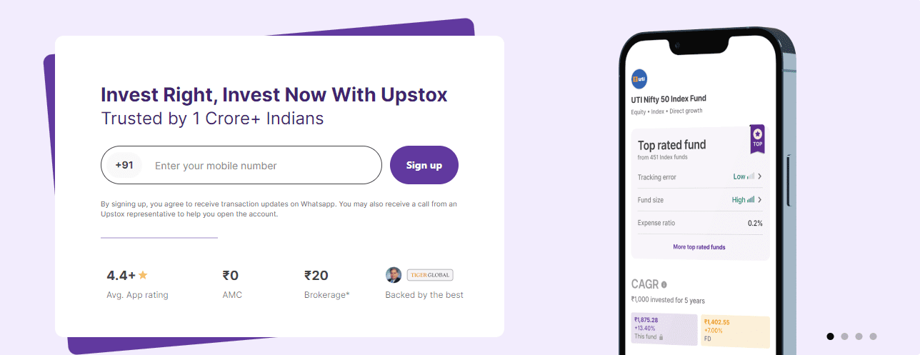 Overview of the Upstox App in India