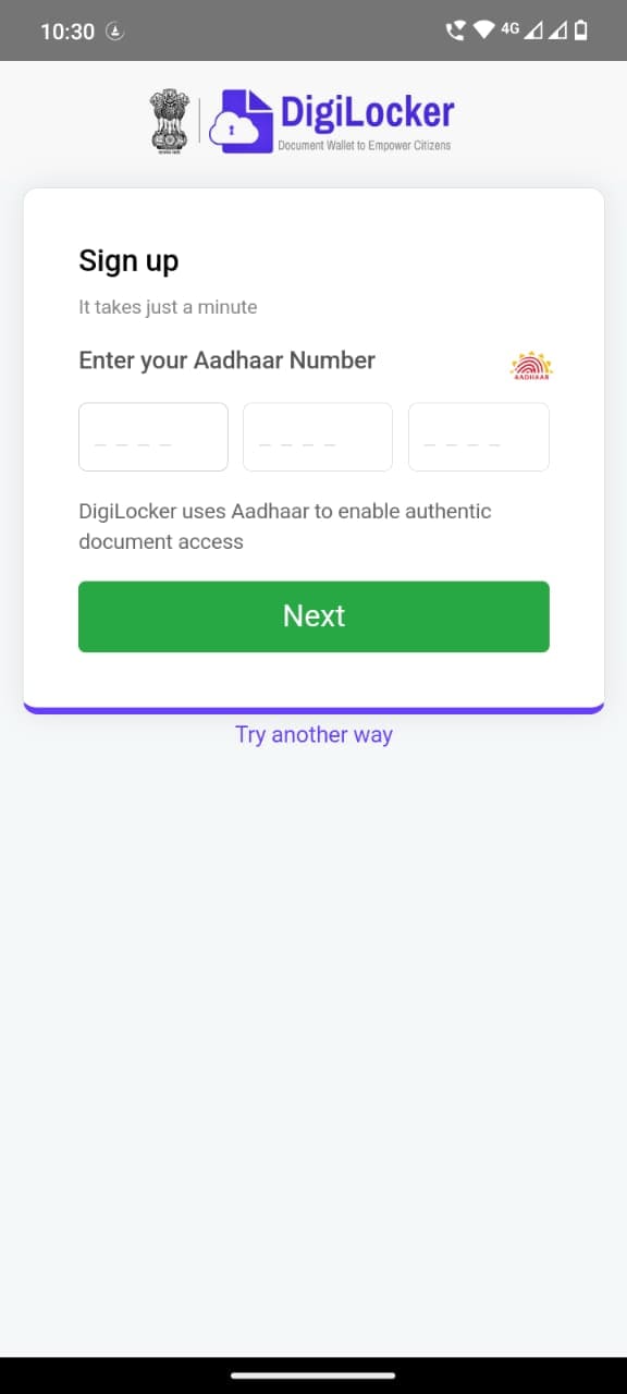 5paisa App DigiLocker Sign up
