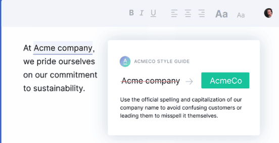 Grammarly Style Guider