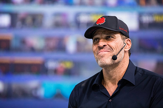 A brief overview of Tony Robbins's background
