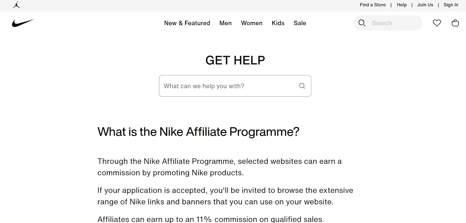 Nike Affiliate Program