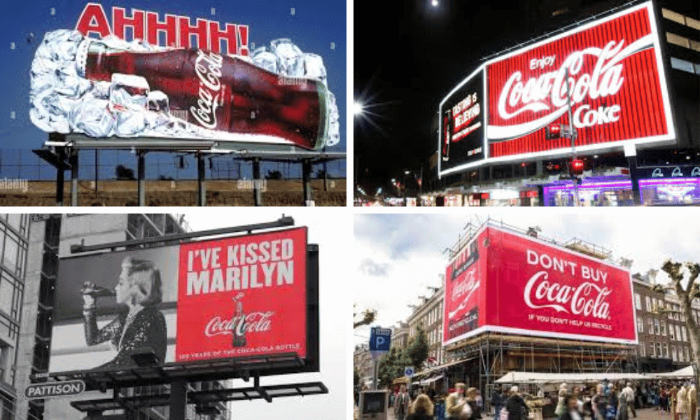 Billboard Marketing Strategy by Coca-Cola