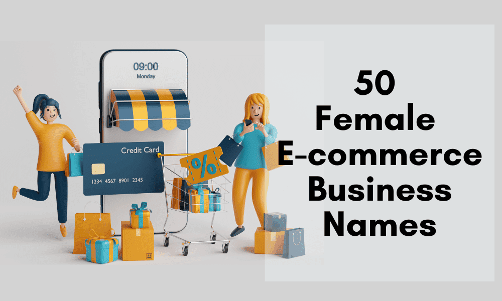 50 female e-commerce business names